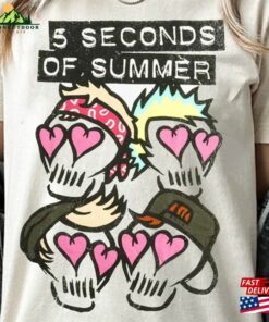 Cool 5 Seconds Of Summer Skulls Heart Shirt 5Sos Merch Sweatshirt Hoodie 2