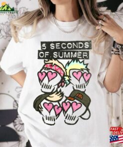 Cool 5 Seconds Of Summer Skulls Heart Shirt 5Sos Merch Sweatshirt Hoodie 3