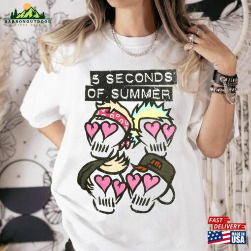 Cool 5 Seconds Of Summer Skulls Heart Shirt 5Sos Merch Sweatshirt Hoodie