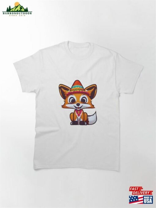 Cool Party Fox Classic T-Shirt Hoodie