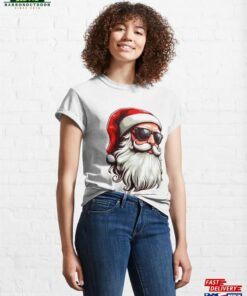 Cool Santa Claus Christmas Classic T Shirt Unisex 1