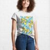 Copy Of Lemon Watercolor Pink Tiles Classic T-Shirt Hoodie