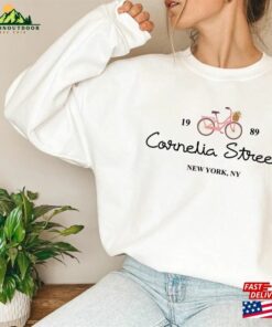 Cornelia Street Sweatshirt Shirt Floral Bike Sweater Classic Hoodie