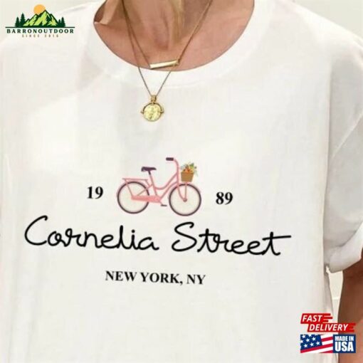 Cornelia Street Sweatshirt Shirt Floral Bike Sweater Classic Hoodie