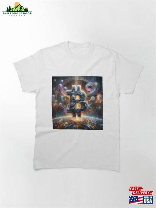 Cosmic Blockchain Odyssey Classic T-Shirt Unisex