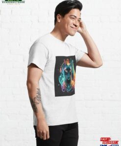 Cosmic Feline Odyssey Nebula Fusion Classic T Shirt 4