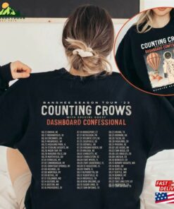 Counting Crows Band T-Shirt Banshee Season Tour 2023 Sweatshirt Rock Concert Tee