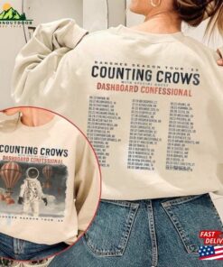 Counting Crows Band T-Shirt Banshee Season Tour 2023 Sweatshirt Rock Concert Tee Unisex Classic