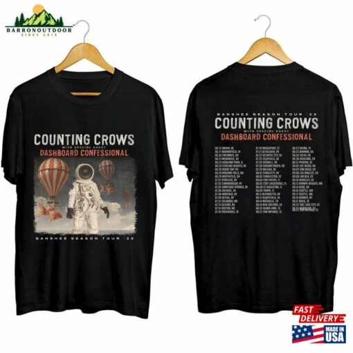 Counting Crows Banshee Season Tour 2023 Shirt Band Fan Concert Sweatshirt Hoodie