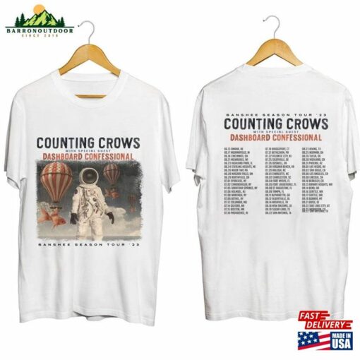 Counting Crows Banshee Season Tour 2023 Shirt Band Fan Concert Sweatshirt Hoodie