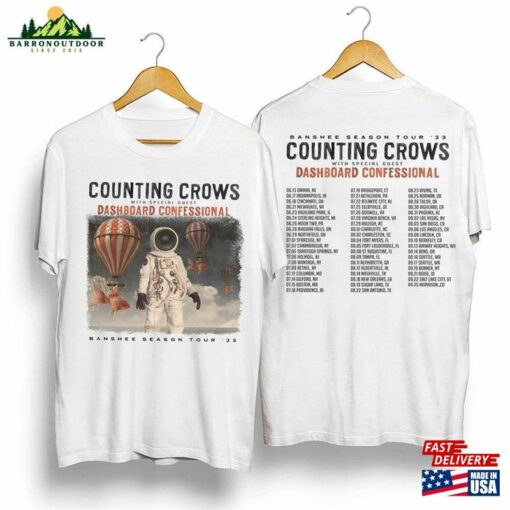 Counting Crows Banshee Season Tour 2023 T-Shirt Concert Shirt Hoodie