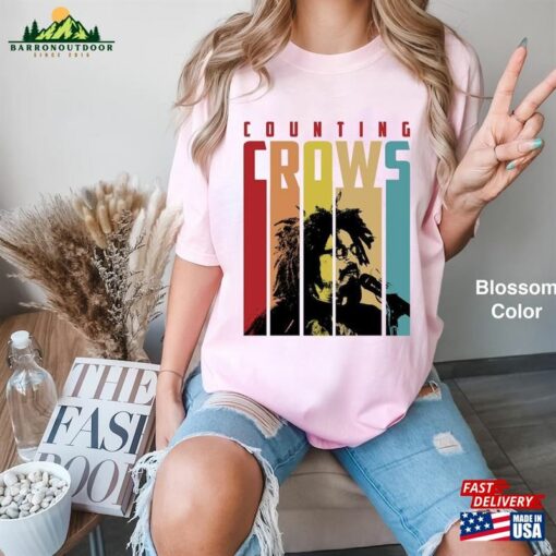 Counting Crows Retro Vintage Comfort Colors T-Shirt Funny Shirt Music Sweatshirt Classic