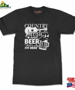 Country Music And Beer T-Shirt Amp Western Classic