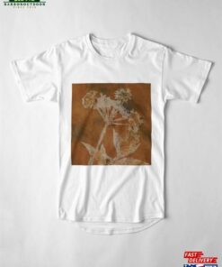 Cow Parsley Autumn Russet Orange Brown Long T Shirt Unisex Classic 4