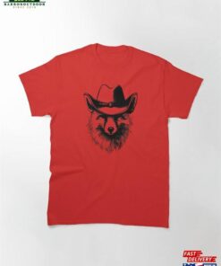 Cowboy Fox Head Classic T-Shirt Unisex