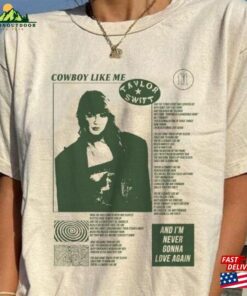 Cowboy Like Me Retro Aesthetic Shirt Evermore Classic Unisex