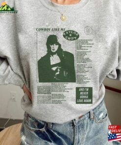 Cowboy Like Me Retro Aesthetic Shirt Evermore Classic Unisex 3