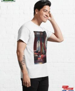 Cozy Amp Warm Christmas Living Room With Window Tree Sweatshirt Classic 4