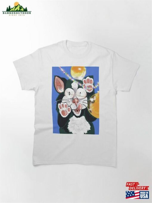 Crazy Cat Classic T-Shirt Hoodie