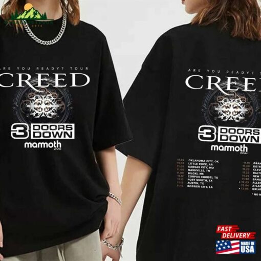 Creed 2024 Tour Shirt Are You Ready Hoodie Classic