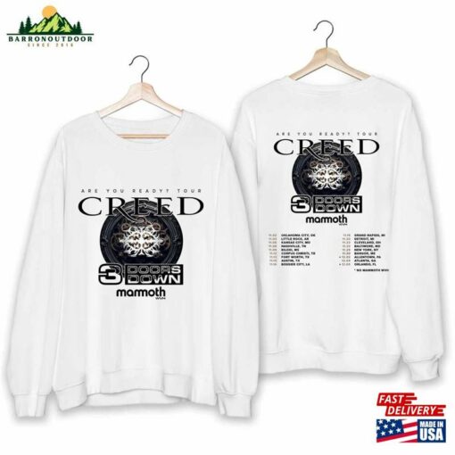 Creed 2024 Tour Shirt Are You Ready Hoodie Classic