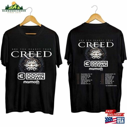 Creed 2024 Tour Shirt Are You Ready T-Shirt Sweatshirt