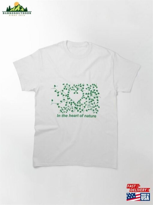 Creeper Branches Forming A Heart Classic T-Shirt Unisex