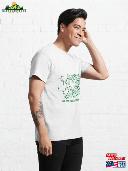 Creeper Branches Forming A Heart Classic T-Shirt Unisex