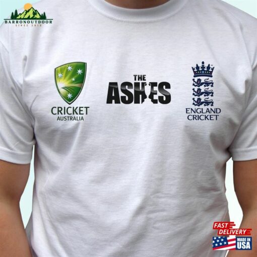 Cricket Australia England The Ashes White T Shirt Hoodie Sweatshirt