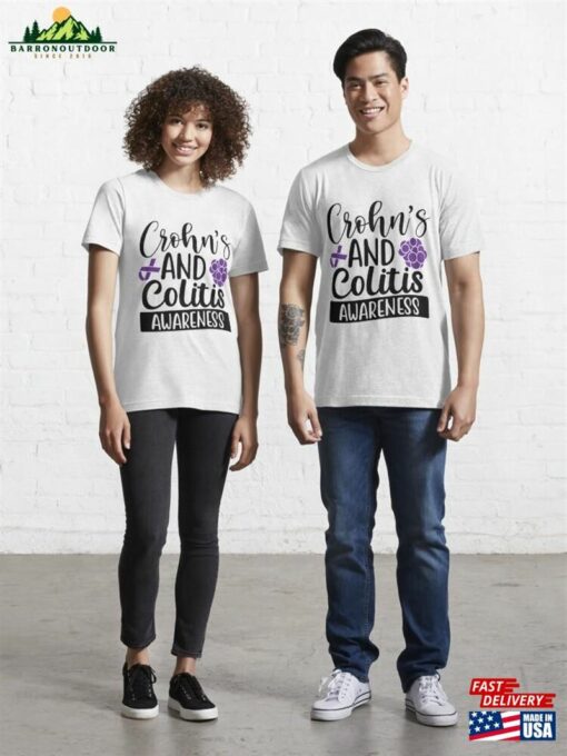 Crohn’s And Colitis Awareness Essential T-Shirt Unisex Hoodie