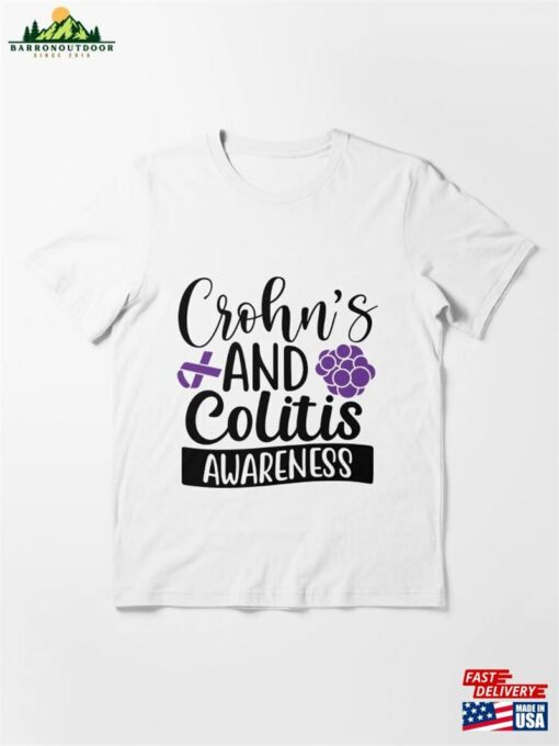 Crohn’s And Colitis Awareness Essential T-Shirt Unisex Hoodie