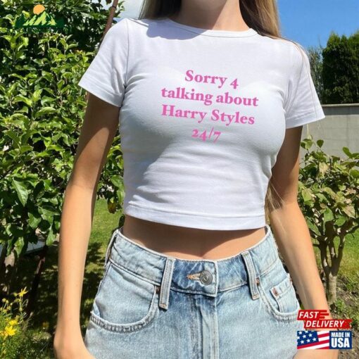 Crop Top Harry Inspired Good Quality Baby Tee Classic Unisex