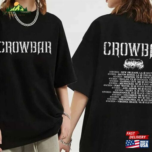 Crowbar 2024 Tour Shirt Concert Us Hoodie Unisex