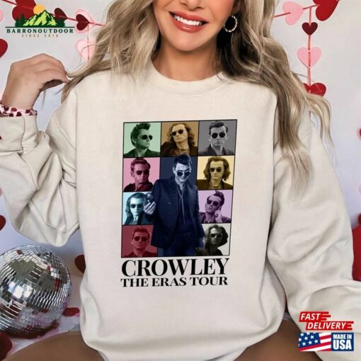 Crowley Good Omens David Tennant The Eras Tour Shirt Classic Unisex