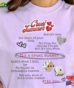 Cruel Summer Comfort Colors Shirt Eras Tour Swiftie Gift For Her Sweatshirt Classic