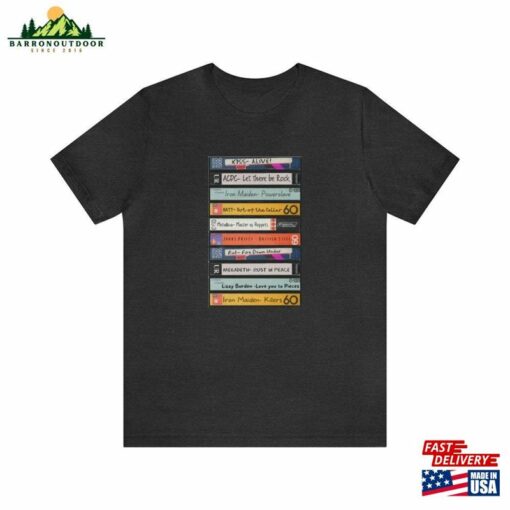 Custom 80S And 90’S Cassette Tape T-Shirt Personalized Vintage Band Unisex