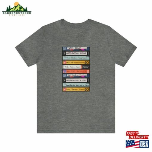 Custom 80S And 90’S Cassette Tape T-Shirt Personalized Vintage Band Unisex