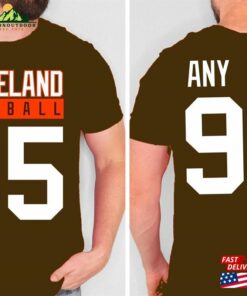Custom Cleveland Football T Shirt Personalized Unisex Tee Team Shirt Sweatshirt 1