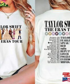 Custom Eras Tour Costume Merch Taylor Swiftie 2023 T Shirt Sweatshirt Classic 1