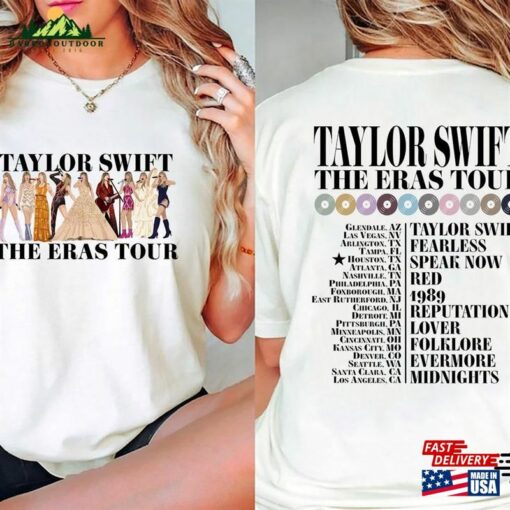 Custom Eras Tour Costume Merch Taylor Swiftie 2023 T-Shirt Sweatshirt Classic