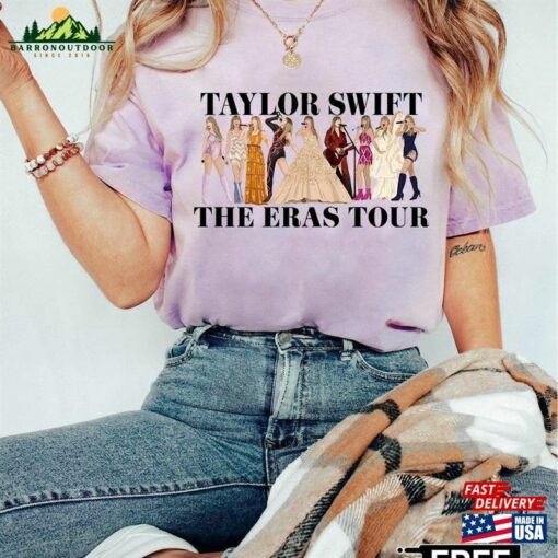 Custom Eras Tour Costume Merch Taylor Swiftie 2023 T-Shirt Sweatshirt Classic