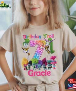 Custom Friends Cartoon Birthday Shirt Personalized Family Girl Unisex Sweatshirt 1