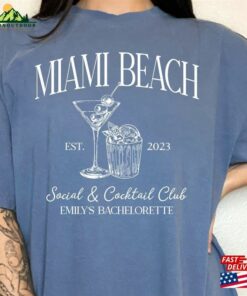 Custom Location Bachelorette Party Shirt Beach Bach Trip Vegas Tour Classic Sweatshirt 1
