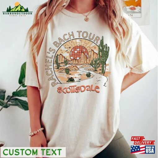 Custom Location Bachelorette Party Shirt Disco Bach Tour Scottsdale Shirts Sweatshirt Classic