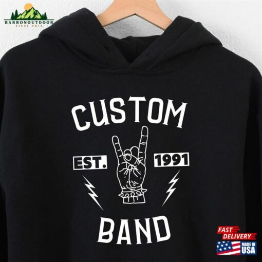 Custom Music Band Hoodie Shirt Rock Sweatshirt