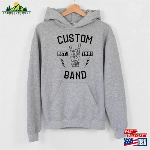 Custom Music Band Hoodie Shirt Rock Sweatshirt