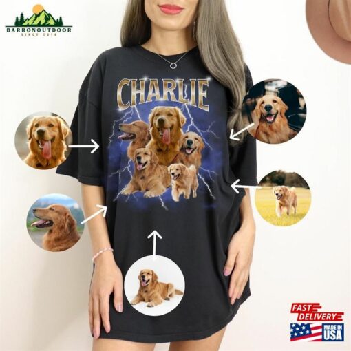 Custom Pet T-Shirt 90S Personalized Bootleg Dog Shirt Classic