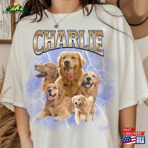 Custom Pet T-Shirt 90S Personalized Bootleg Dog Shirt Classic