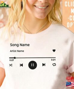 Custom Song Name Shirt Gift For Birthday Artist T Shirt Classic Hoodie 1