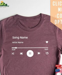 Custom Song Name Shirt Gift For Birthday Artist T Shirt Classic Hoodie 2